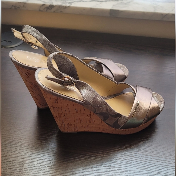Coach Wedge "Jessy" Shoes - Picture 5 of 12